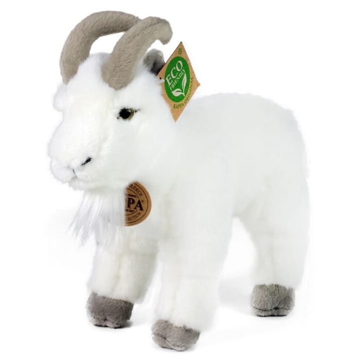 Плюшена играчка, Rappa, коза, 20 см, екологична