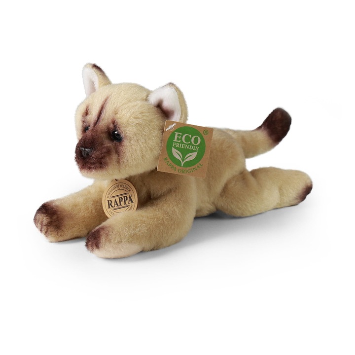 Jucarie de plus, Rappa, pisica, 18 cm, Eco Friendly