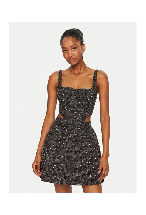 Top dama, Bardot, 304921193, Poliester/Bumbac, Negru, Negru, 34