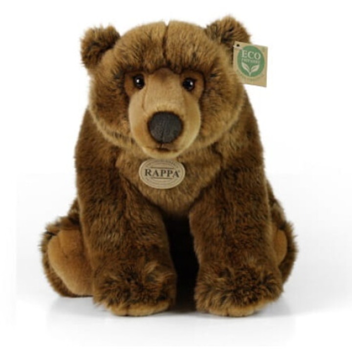 Плюшена играчка, Rappa, мече, 40 см, екологична
