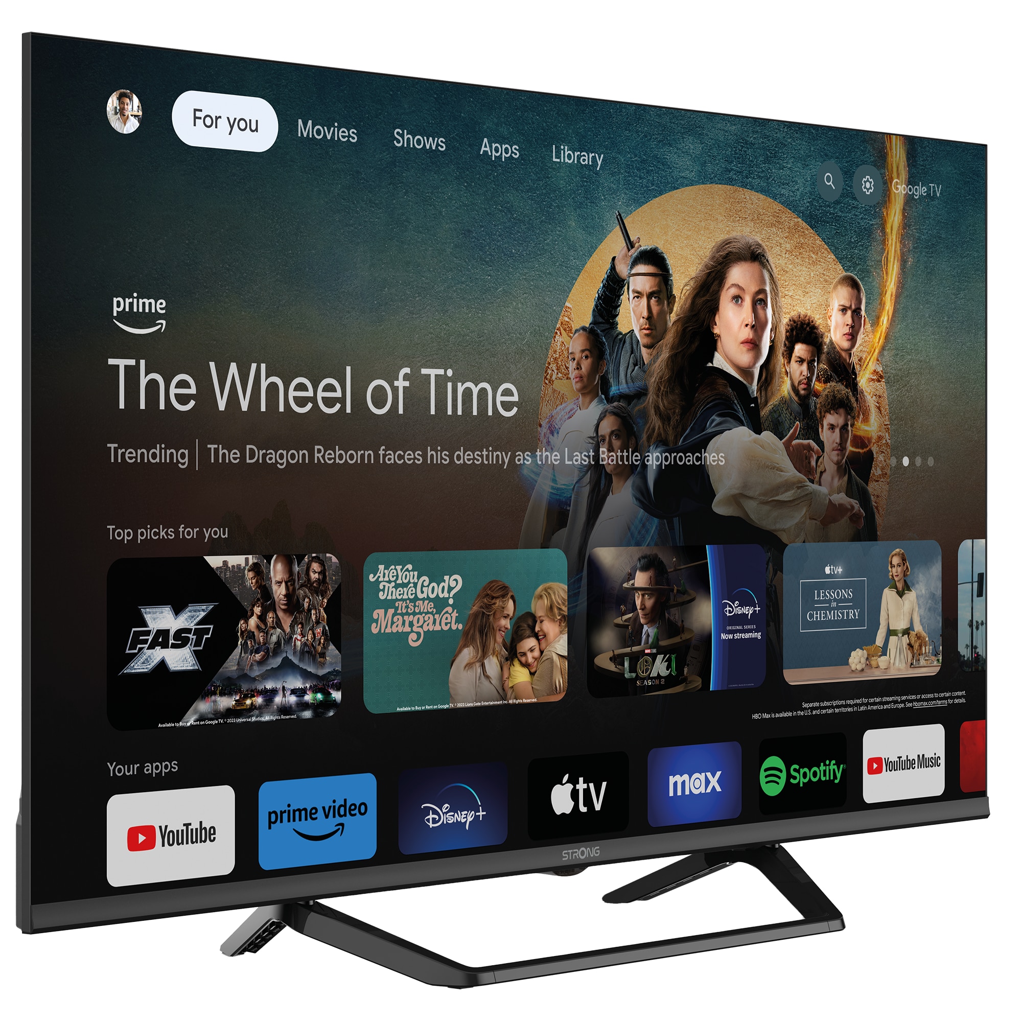 Televizor LED Strong 40", Full HD, 1920x1080, 60Hz, WiFi