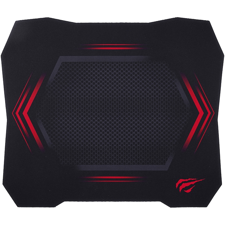 Mousepad gaming HAVIT MP843, 284x245x3mm, material textil cu baza cauciucata anti-alunecare, Negru
