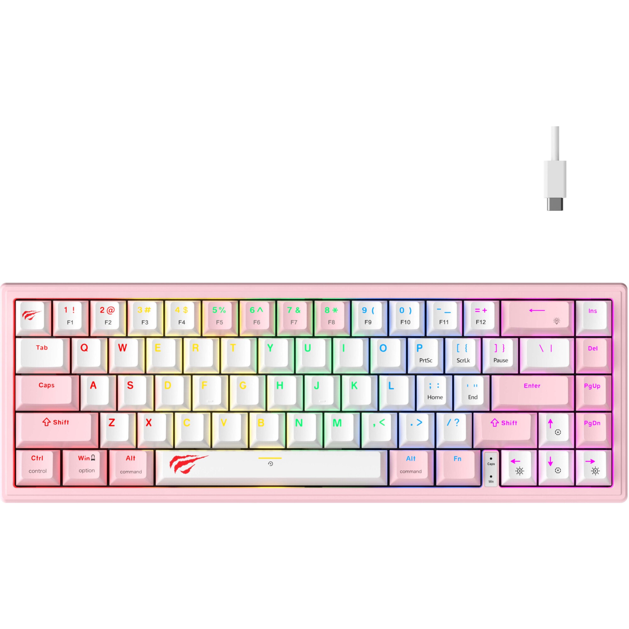 HAVIT HVKB-KB874L-PK+WH