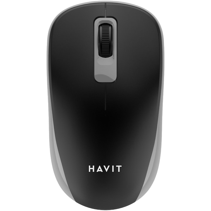 Mouse office wireless HAVIT MS626GT, 1200 dpi, 3 butoane, USB, Gri