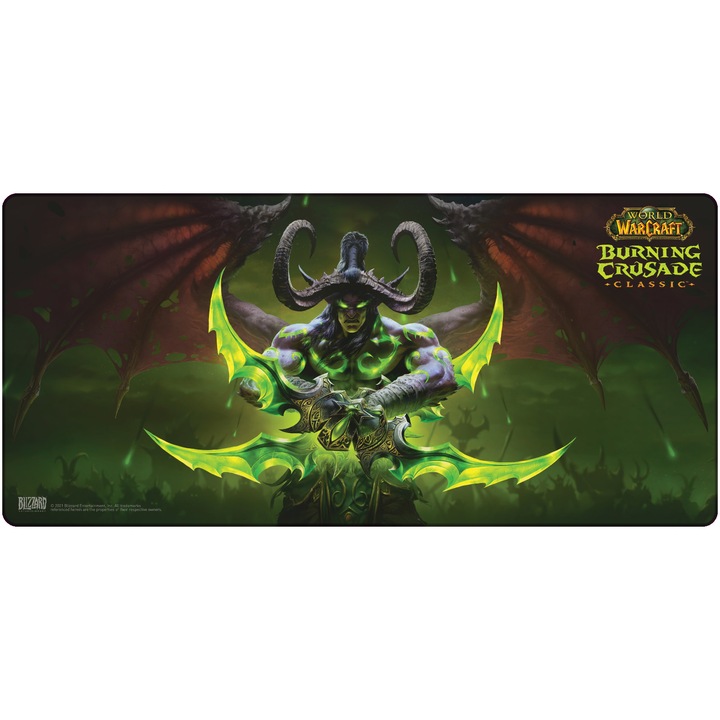 Mousepad gaming Blizzard World of WarCraft Burning Crusade - Illidan, XL, 900x420x4mm, multicolor