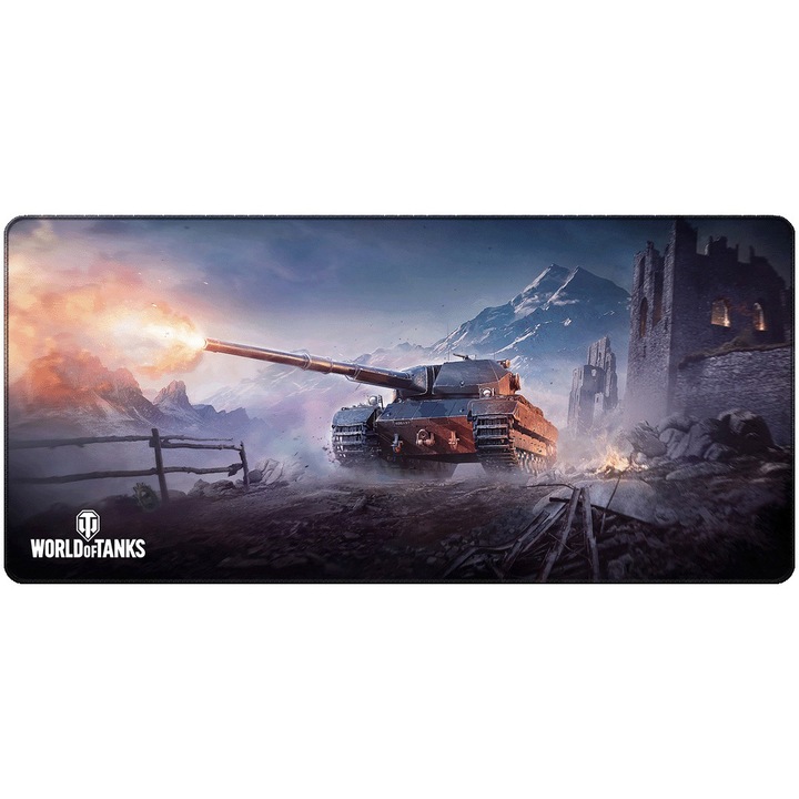 Mousepad gaming Wargaming World of Tanks Super Conqueror, XL, 900x420x3mm, multicolor