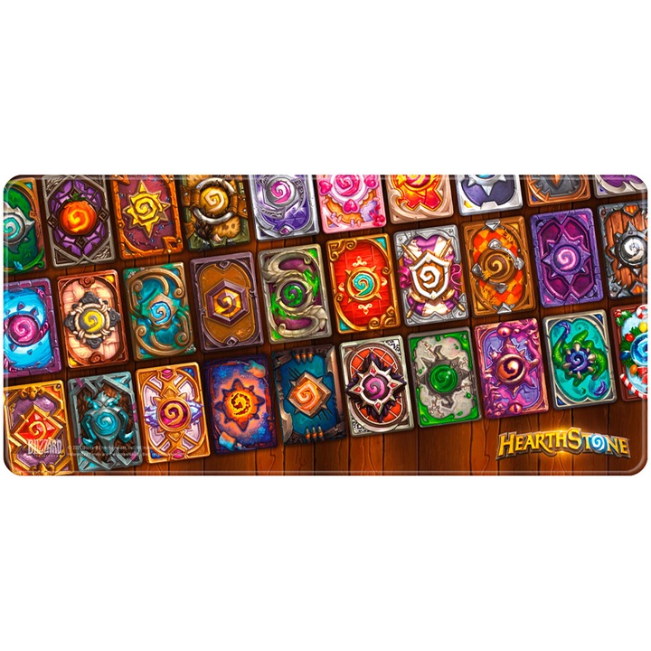 Mousepad gaming Blizzard Hearthstone: Cardbacks, XL, 900x420x4mm, multicolor