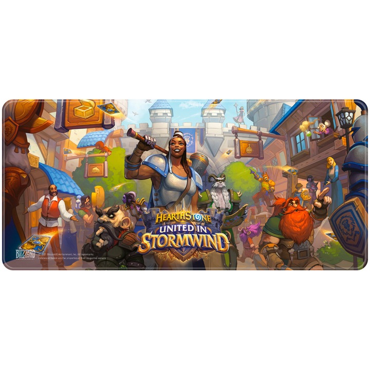 Mousepad gaming Blizzard Hearthstone: United in Stormwind, XL, 900x420x4mm, multicolor