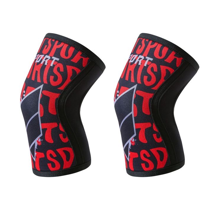 Set 2 orteze pentru genunchi, TREXORA, Textil, Unisex, Multicolor, L