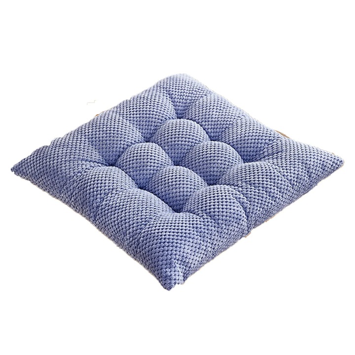 Perna groasa pentru scaun YANYXR, dublu fata, multicolor, 40x40cm
