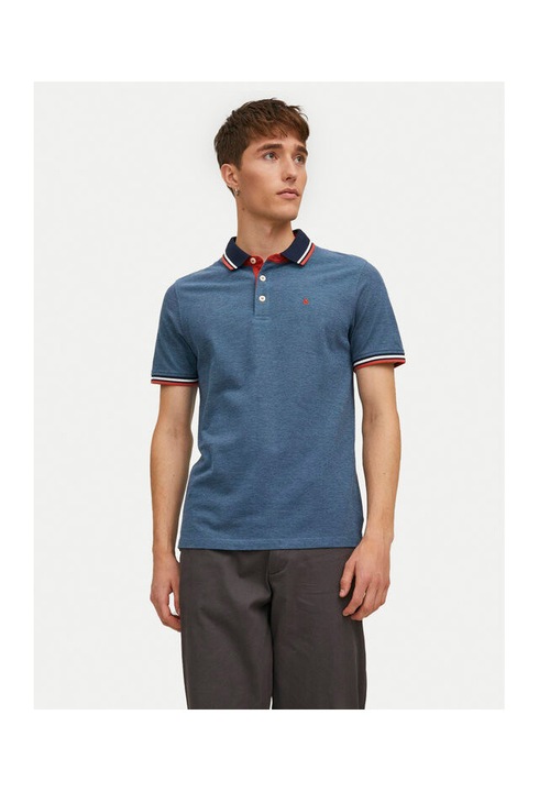 Férfi póló, Jack and Jones, 304899041, Biopamut, XS, Kék