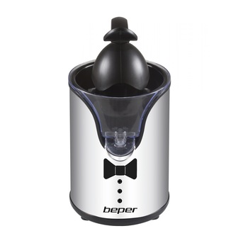 Storcator de citrice, 100W, 2 conuri de presare, pornire/oprire automata prin apasarea conului, design elegant, carcasa din otel inoxidabil, Beper, 90.426 Storcator de citrice, 100W, 2 conuri de presare, pornire/oprire automata prin apasarea conului, design elegant, carcasa din otel inoxidabil, Beper, 90.426