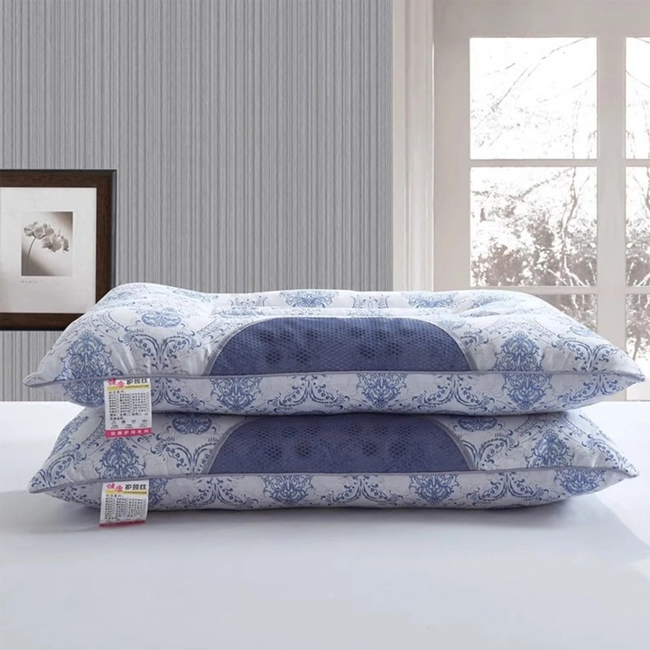 YANYXR szállodai párna 38x58cm fehér puha és támasztó pehely töltettel
