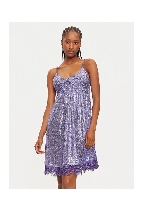 Női ruha, Please, 302924448, Poliészter, Lila, Lila, L