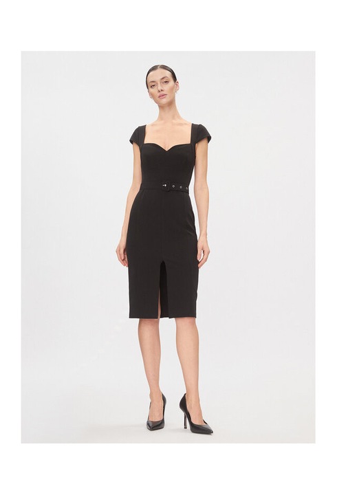 Rochie dama, Rinascimento, 303885793, Poliester, Negru, Negru