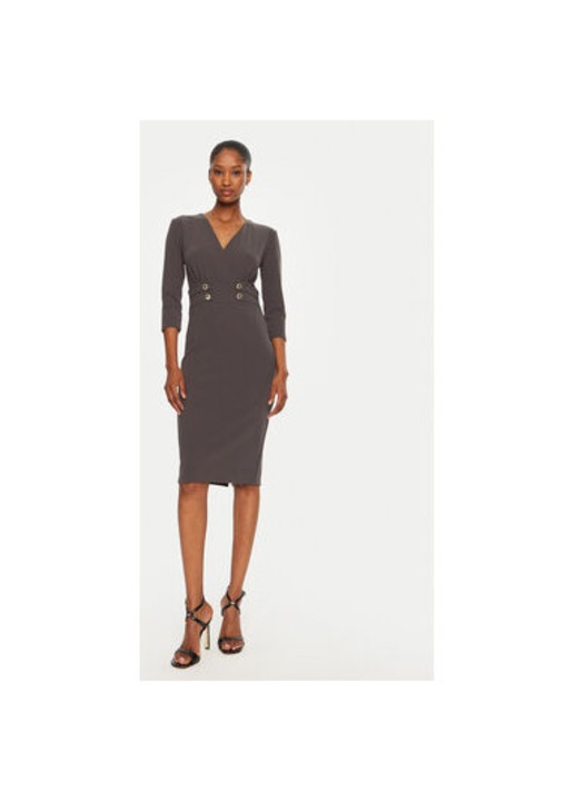 Rochie dama, Rinascimento, 304724152, Poliester, M INTL, Gri