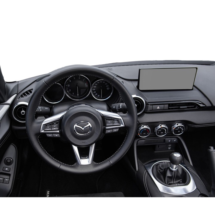 Защитно фолио за навигация, Duragon, Mazda MX-5 Miata RF 2016-2023, Duragon, protectie Display Navigatie, silicon Mat, Anti-zgarieturi, Anti-amprenta, Regenerabila, Flexibila, Anti-Shock, kit instalare