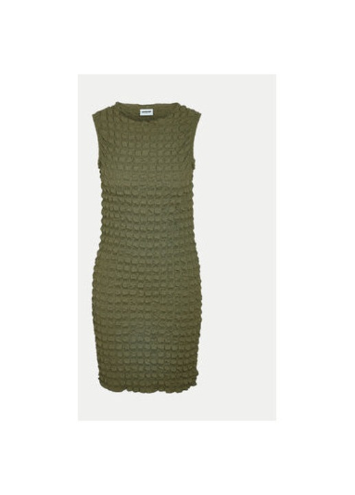 Дамска рокля, Noisy May, 304006449, Рециклиран полиестер, Зелен, Зелен