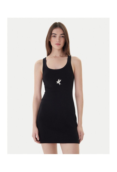 Női ruha, Egy teáskanálnyi, 304007569, Pamut, Fekete, Fekete