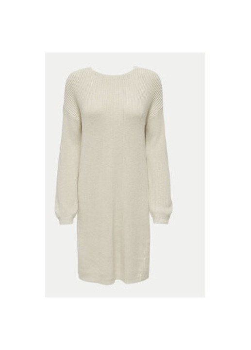 Дамска рокля, Only, 304495588, Памук/Акрил, Бежов, Бежов
