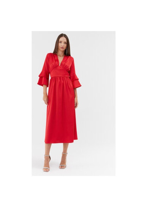 Дамска рокля, Моля, 303505547, Полиестер, Черна, Черен, M