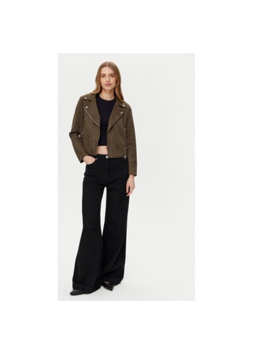 Geaca dama, Vero Moda, 304786136, Piele ecologica, XL INTL, Maro