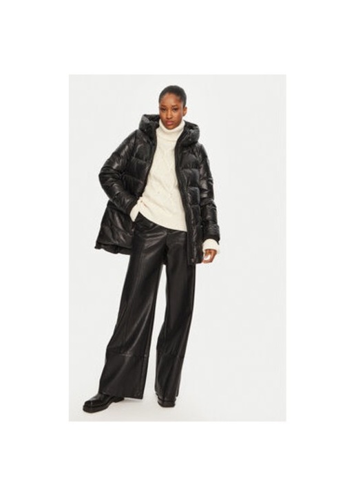 Geaca dama, Serge Pariente, 305062819, Piele naturala, Negru, Negru