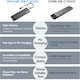 Докинг станция, 12 в 1 WAVLINK Hub, разширете до 3 монитора с DisplayPort 4k DP, 2 x HDMI, Gigabit Ethernet, 100 W PD, 3 USB 3.0 порта, 1 x USB 3.0 BC 1.2, SD/TF, Audio/Mic, за Windows 7/8/10/11, Mac OS X