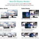 Докинг станция, 12 в 1 WAVLINK Hub, разширете до 3 монитора с DisplayPort 4k DP, 2 x HDMI, Gigabit Ethernet, 100 W PD, 3 USB 3.0 порта, 1 x USB 3.0 BC 1.2, SD/TF, Audio/Mic, за Windows 7/8/10/11, Mac OS X