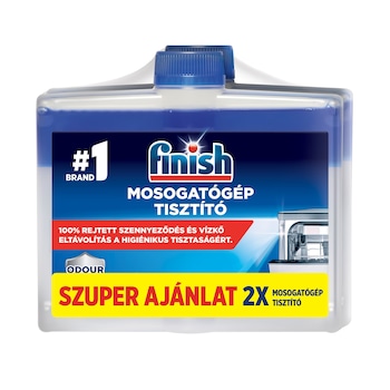 Lichid de curatare Finish pentru masina de spalat vase, Regular, 2X250ml