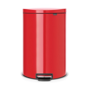 Cos de gunoi din inox cu pedala Passion Red, 40 l, Brabantia Cos de gunoi din inox cu pedala Passion Red, 40 l, Brabantia