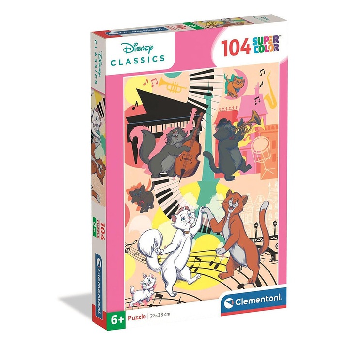 Пъзел Clementoni Disney Classics Aristocats, 104 части
