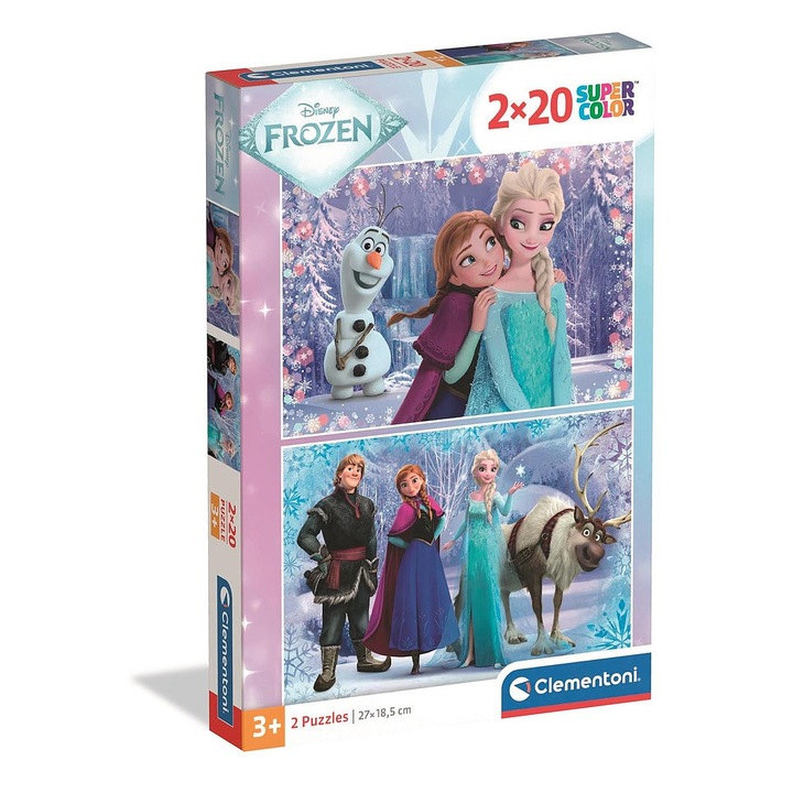 Disney Jégvarázs 2x60 db-os puzzle Clementoni