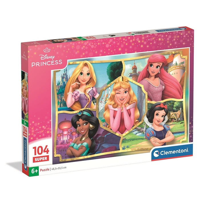 Disney Hercegnők 104 db-os puzzle Clementoni