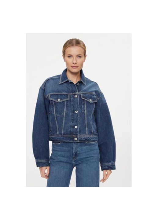 Női kabát, Pepe Jeans, 303438463, Pamut, Kék, Kék