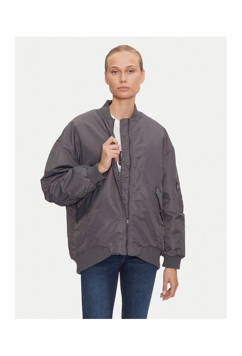 Geaca dama, Only, 304499548, Nylon, Gri, Gri