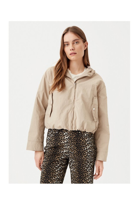 Női kabát, Only, 304784262, Poliamid, Fehér, Fehér