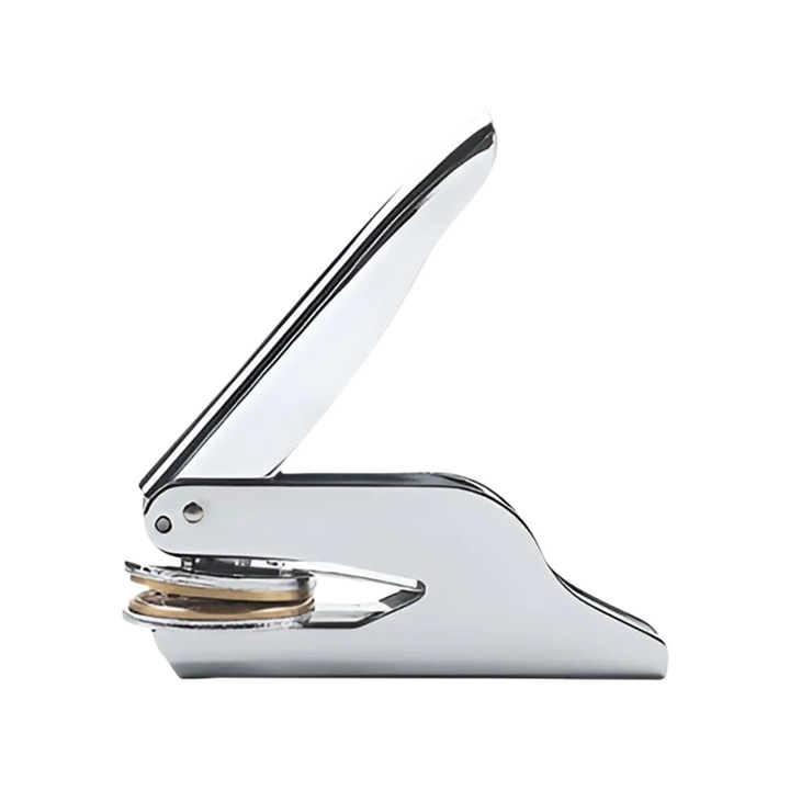 Stampila personalizata pentru carti, 23cm, otel inoxidabil, 12x6x6cm