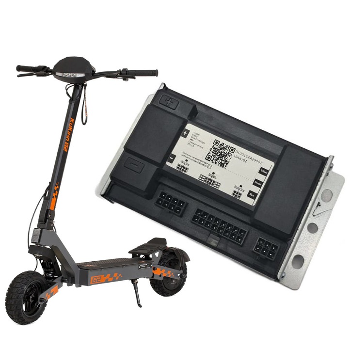 Kontroler pentru hulajnoga electrica INOPARTS G300, 48V, 154x84x46mm, negru/silver, set 1 buc.