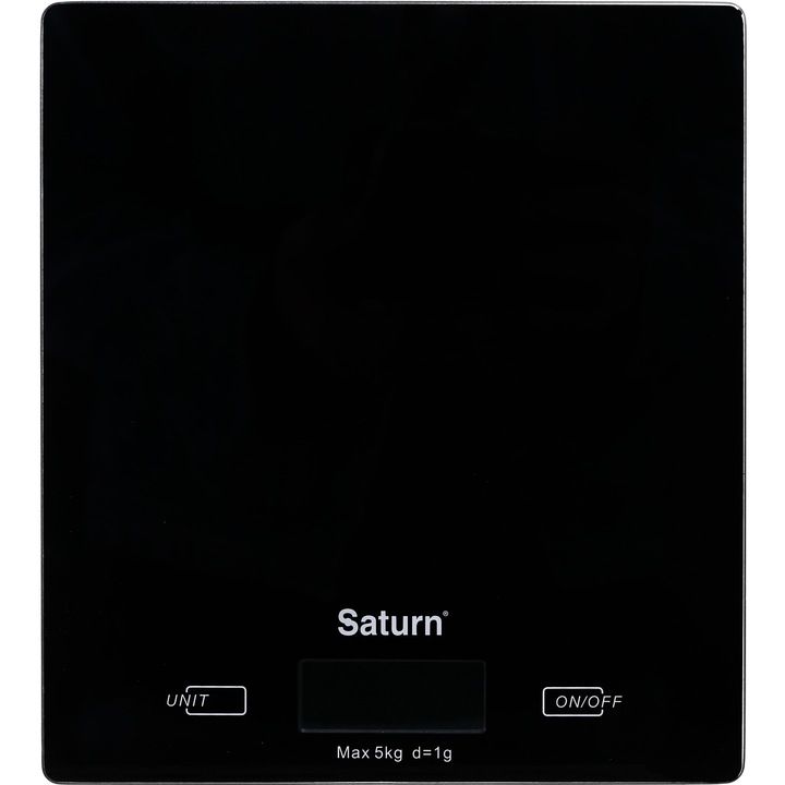 Cantar de bucatarie Saturn ST-KS7810, Negru, Afisaj electronic