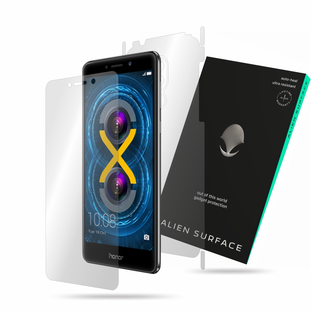 Folie Alien Surface, Huawei Honor 6X, protectie ecran, spate, laterale