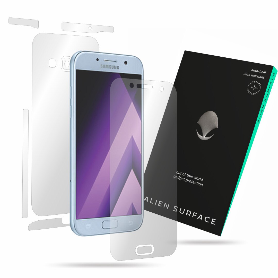 Folie Alien Surface, Samsung Galaxy A7 (2017), protectie ecran, spate, laterale