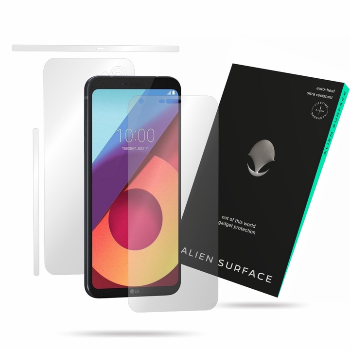 Folie protectie, compatibil cu LG Q6, ecran, spate, laterale, Alien Surface