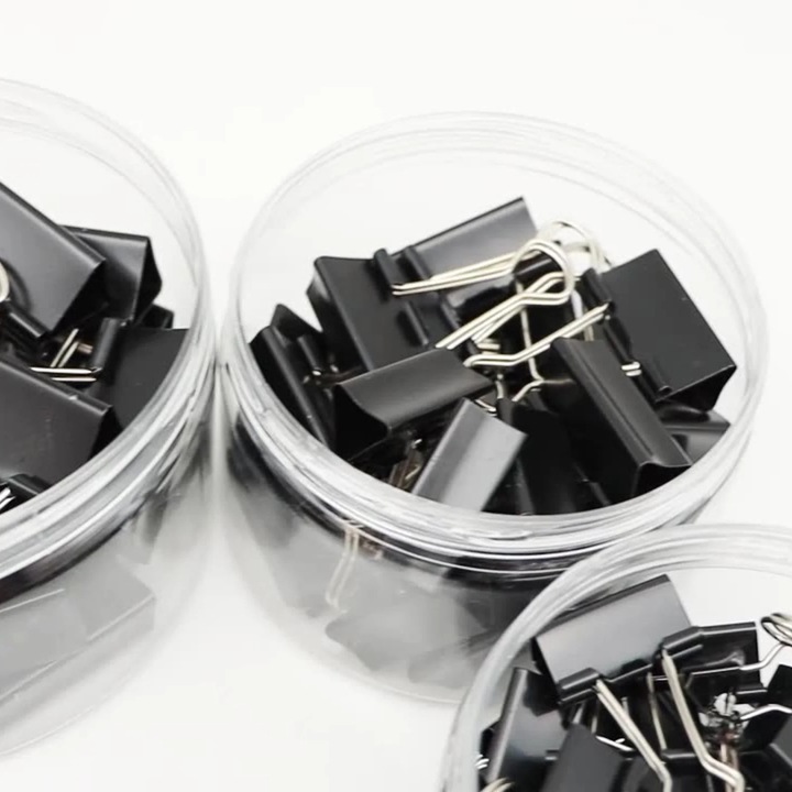 Set 40 agrafe birou YANYXR negre 19mm