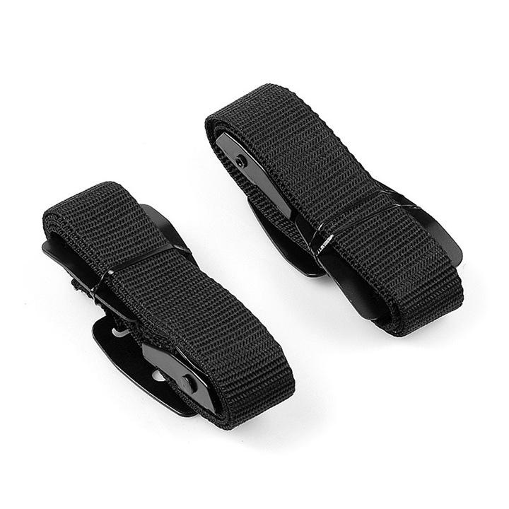 Kit 2 curele de anti-rasturnare ajustabile pentru TV, Enforose, montare pe perete, rezistent, negru