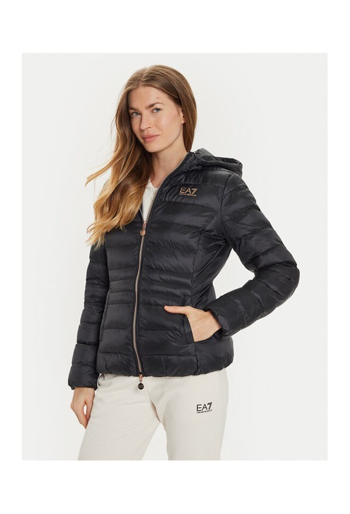 Geaca dama, Emporio Armani EA7, 303961299, Poliamida, Negru, Negru