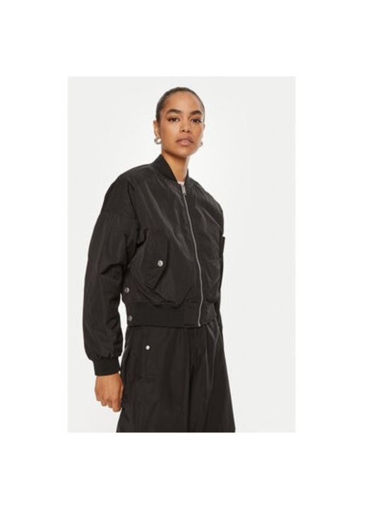 Дамско яке, Karl Lagerfeld Jeans, 303996826, Рециклиран полиестер, Черно, Черен