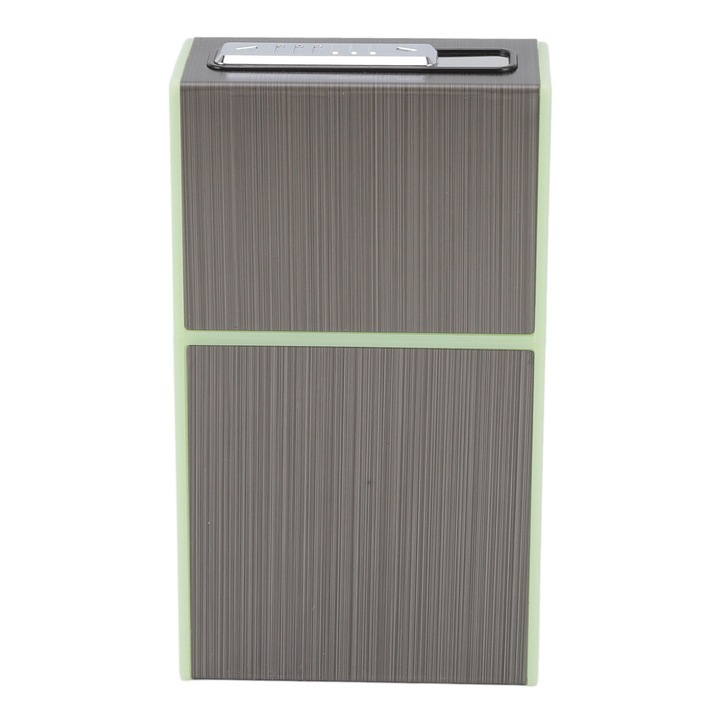 Преносим калъф за цигари, Enforose, устойчив на влага, дизайн без дим, 84x100mm, материал ABS и алуминиева сплав