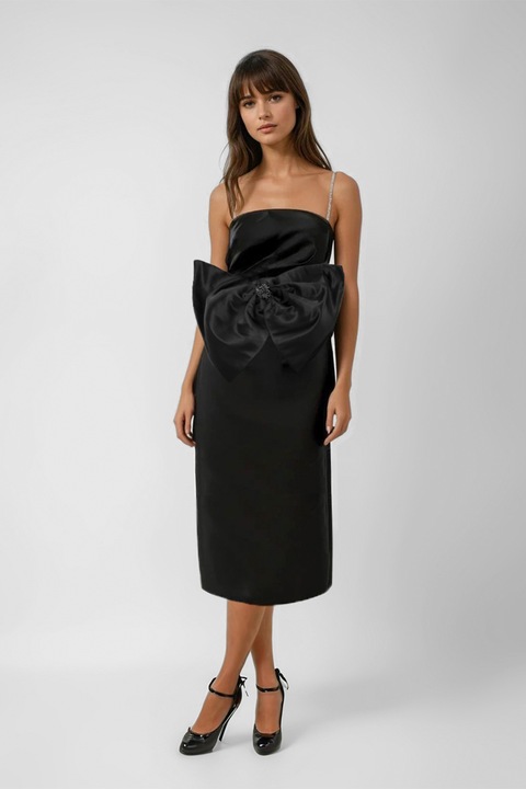 Acob à porter, Rochie cu aplicatie funda supradimensionata, Negru