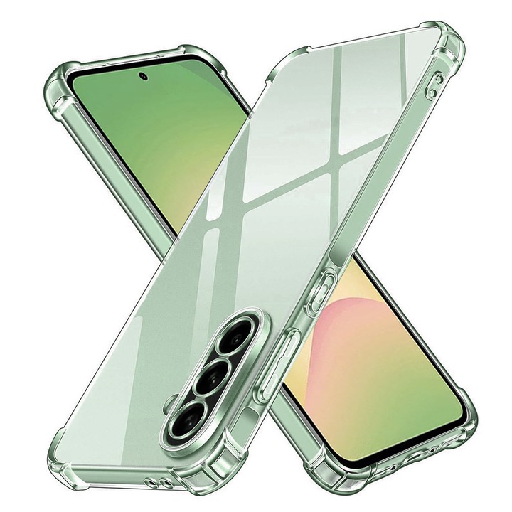 Калъф за Samsung Galaxy A56 5G DaDen Antishock, Ultra Protection, Corner Protection, Anti Shock, Удароустойчив, Прозрачен